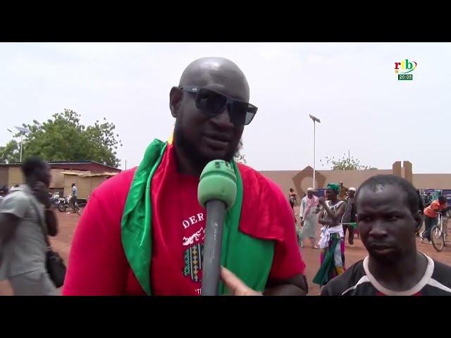 ⁣Soutien à la Transition: le mouvement des coutumiers pour la paix en marche-meeting à Dédougou