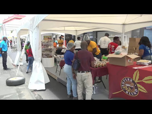 1st small business marketplace held in Broad Street