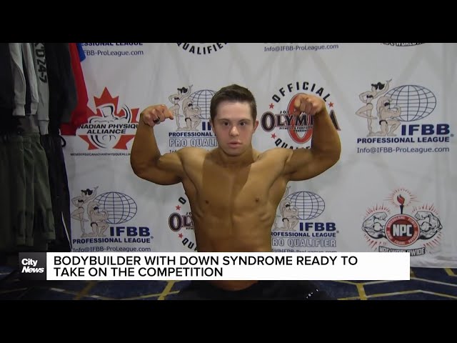⁣Bodybuilder with Down syndrome ready to take on the competition