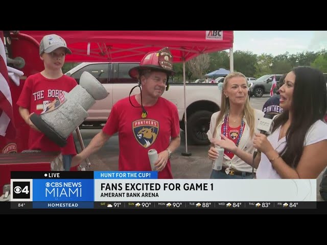 ⁣Florida Panthers fans ready up for Game 1 of Stanley Cup Final