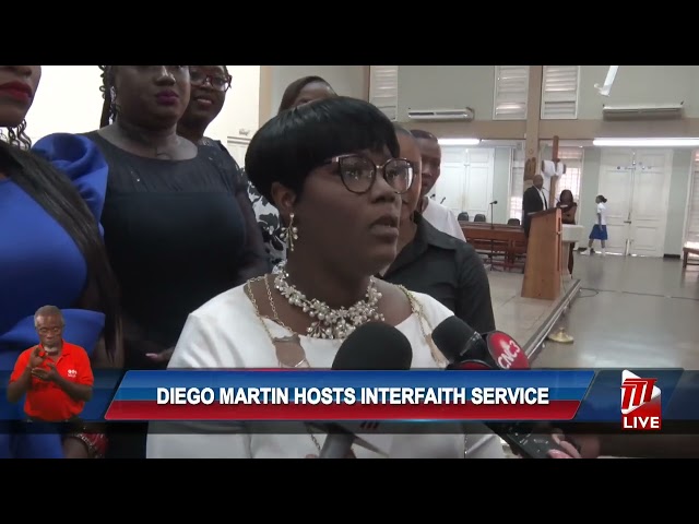 ⁣Diego Martin Hosts Interfaith Service