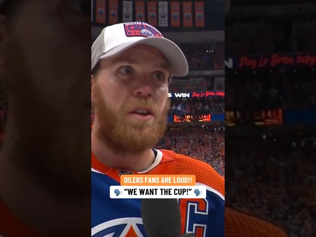 ⁣Oilers Fans Chant “We Want The Cup” 