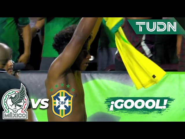 ⁣¡EL DEL TRIUNFO! Endrick hace un GOLAZO | México 2-3 Brasil | Amistoso Internacional | TUDN