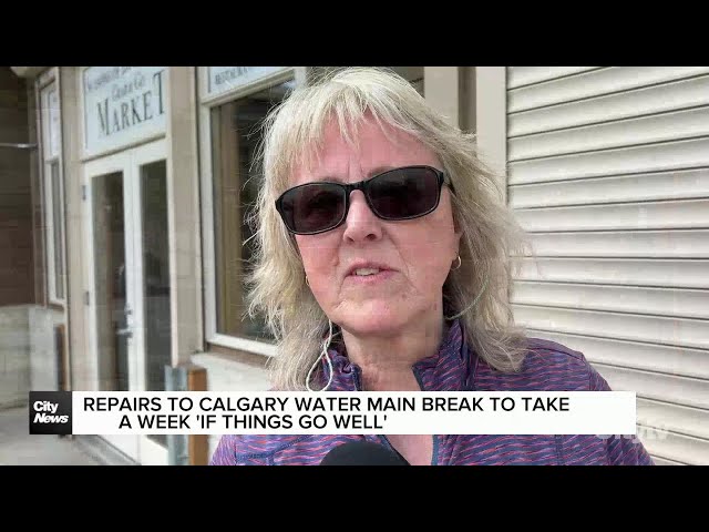 ⁣Calgarians face third day of water restrictions