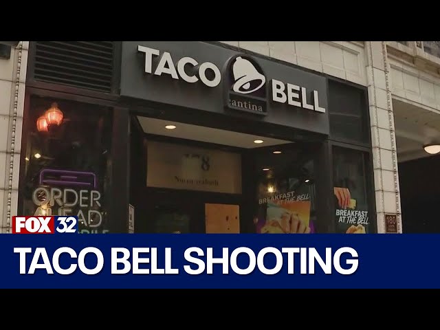 ⁣Chicago crime: 2 wounded in shooting at Taco Bell in the Loop