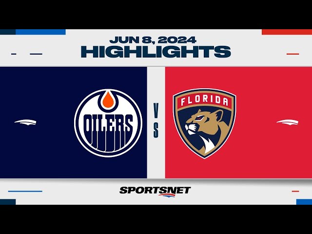 ⁣Stanley Cup Final Game 1 Highlights | Oilers vs. Panthers - June 8, 2024