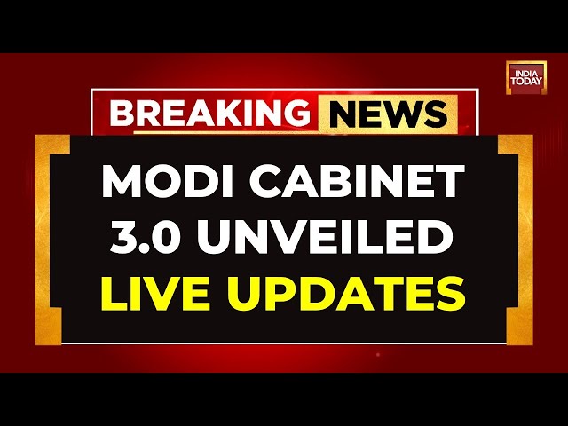 ⁣LIVE: PM Modi Swearing-In LIVE | Who Gets What In Modi Cabinet 3.0? | Modi Cabinet Unveiled LIVE