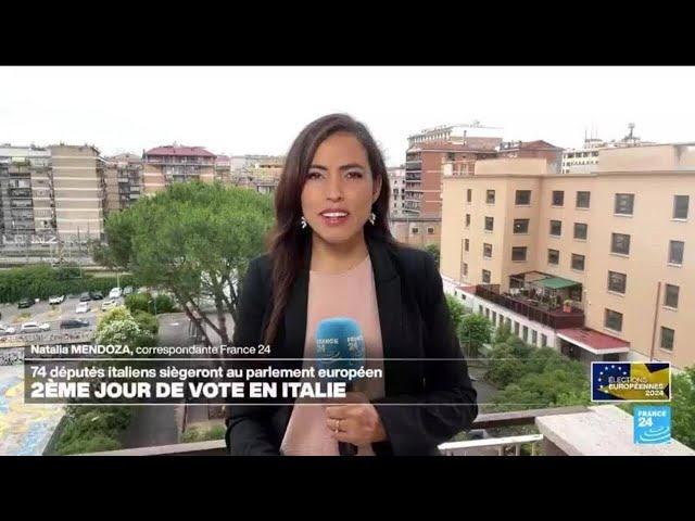 ⁣Deuxième jour de vote en Italie pour les élections européennes • FRANCE 24