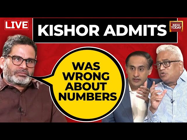⁣LIVE: Prashant Kishor On His Poll Prediction Going Wrong: Ready To Eat Humble Pie | India Today LIVE