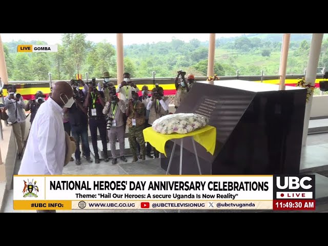 ⁣MUSEVENI PAYS RESPECT TO FALLEN SOLDIERS ON HEROES' DAY