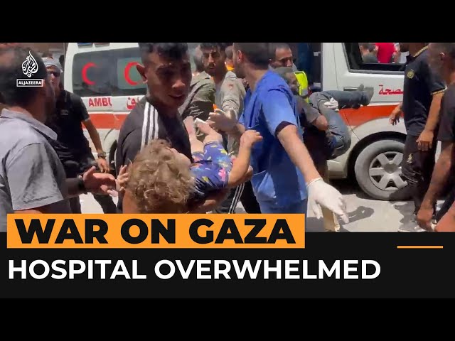 ⁣Al Jazeera reporter describes horror inside Gaza's overwhelmed hospital