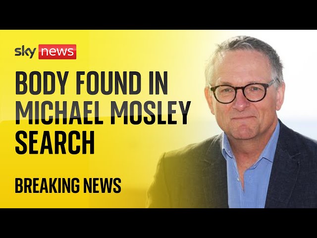 ⁣Body found in search for TV doctor Michael Mosley on Greek island of Symi