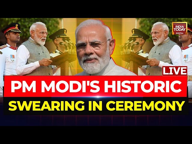 ⁣PM Modi LIVE: PM Modi's Swearing-In Ceremony LIVE Updates | NDA Formation LIVE News | India Tod