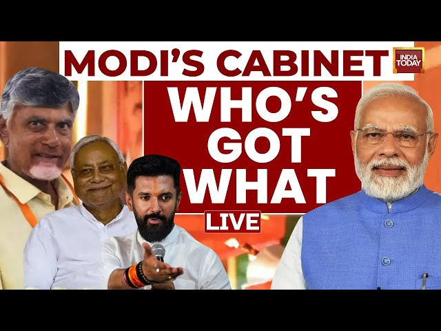 ⁣LIVE: PM Modi Swearing-In Updates | All Eyes On Who Gets What In Modi Cabinet 3.0 | India Today LIVE