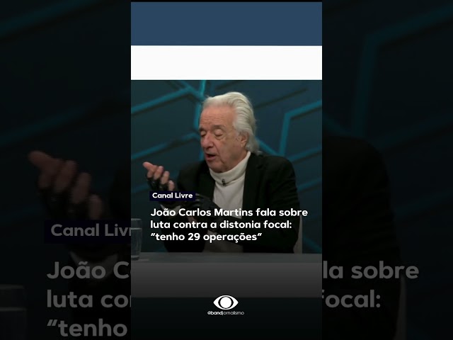⁣Canal Livre: João Carlos Martins fala sobre luta contra a distonia focal: “tenho 29 operações”