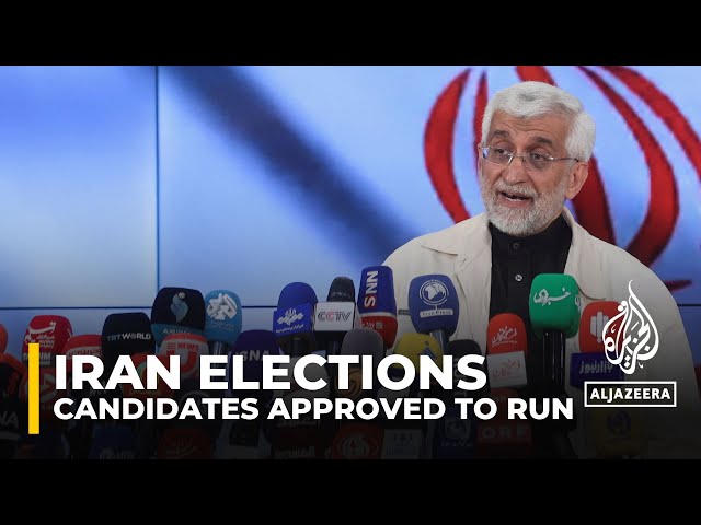 ⁣Iran election: Six candidates approved to run for president