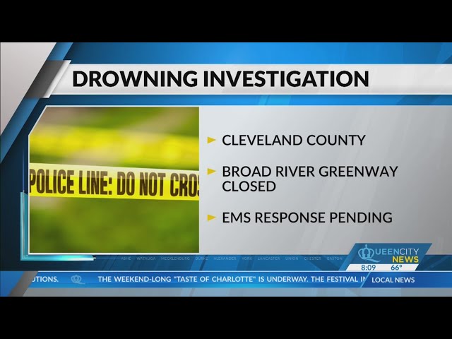 ⁣Potential drowning incident closes greenway in Shelby