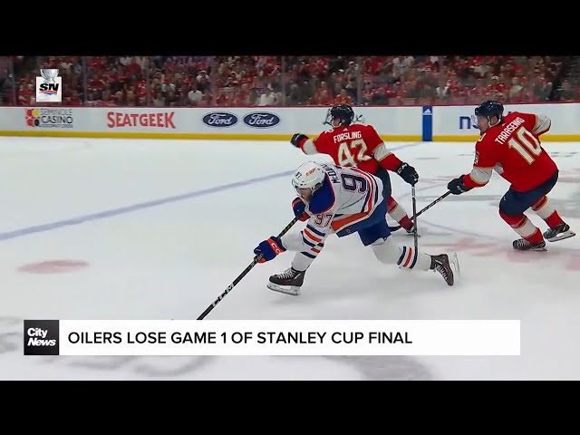 ⁣NHL Stanley Cup Final: Edmonton Oilers lose Game 1