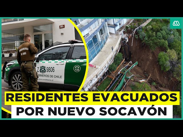 Nuevo socavón en Viña del Mar: Residentes debieron ser evacuados de emergencia