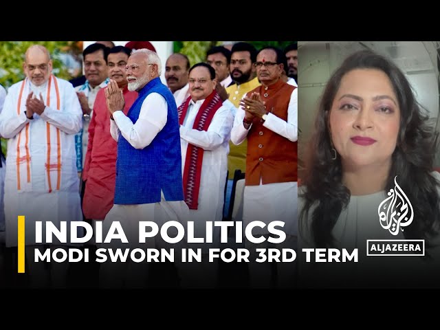 ⁣Narendra Modi sworn in: Indian Prime Minister begins third term