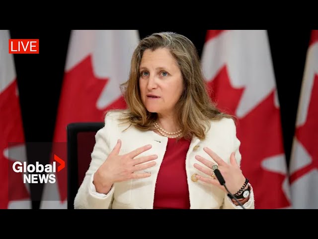 ⁣Freeland expected to announce anticipated changes to capital gains tax | LIVE