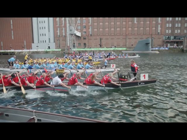⁣Dragon boat races thrill crowds in Germany