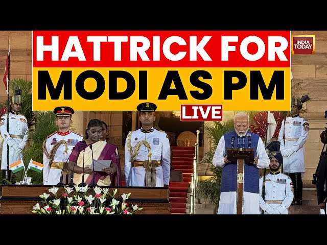 ⁣LIVE | PM Modi Oath Taking Ceremony: Modi Takes Oath For Record Third Term | India Today LIVE