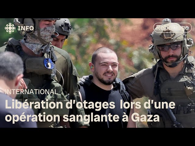⁣Quatre otages ont été secourus par l’armée israélienne