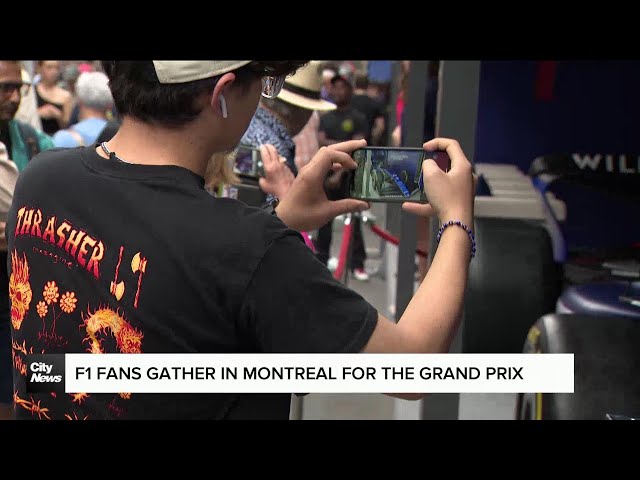 ⁣Fans from around the world gather in Montreal for Grand Prix weekend