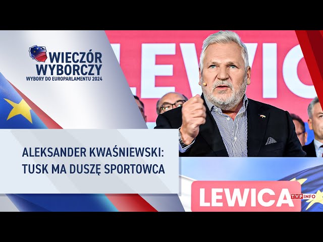 ⁣Aleksander Kwaśniewski: Tusk ma duszę sportowca | Wybory do Parlamentu Europejskiego 2024
