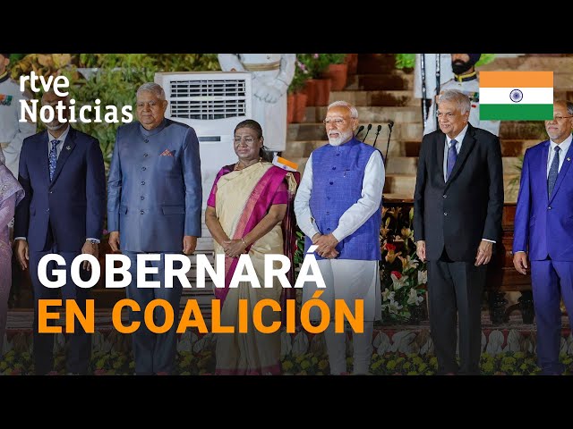 ⁣INDIA: MODI TOMA POSESIÓN como PRIMER MINISTRO para su TERCER MANDATO CONSECUTIVO | RTVE Noticias