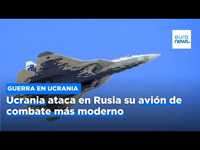 ⁣Ucrania ataca en Rusia su avión de combate más moderno