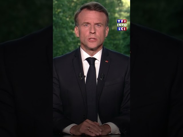 ⁣ Emmanuel Macron dissout l'Assemblée nationale