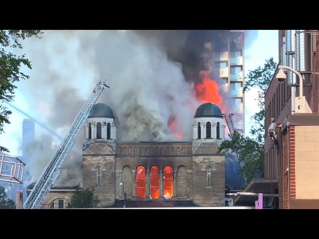 ⁣Toronto church housing Group of Seven artworks destroyed by fire