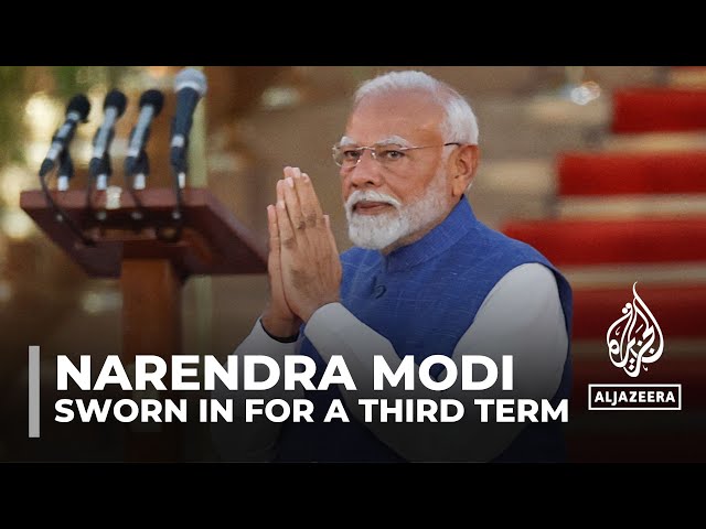 ⁣India’s Narendra Modi sworn in as country’s prime minister for a third term