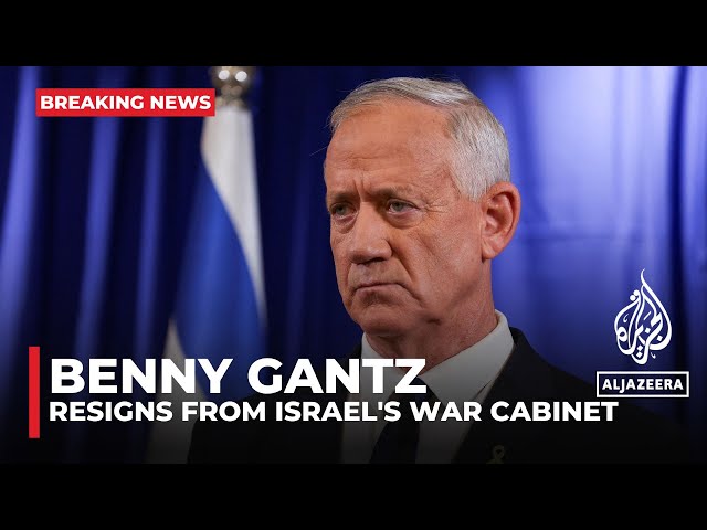 ⁣Benny Gantz resigns from Israel’s war cabinet