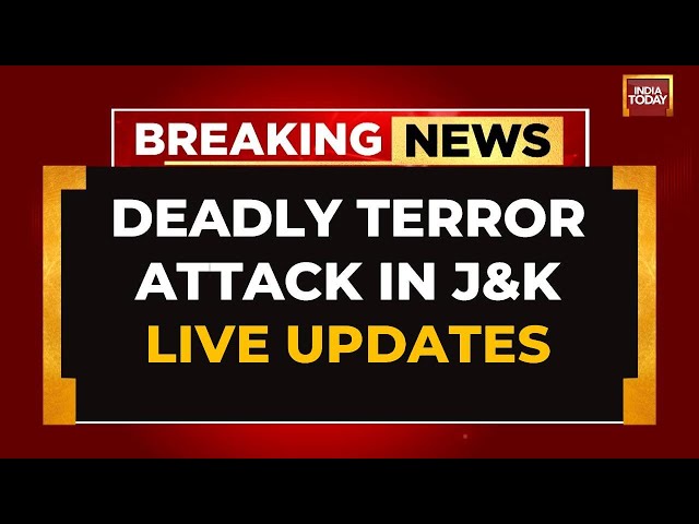 ⁣J&K Terror Attack LIVE Updates|10 Pilgrims Killed As Bus Falls Into Gorge In J&k After Terro