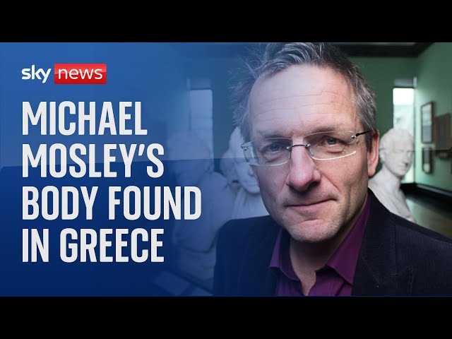 ⁣Michael Mosley: TV doctor's body found on Greek island of Symi