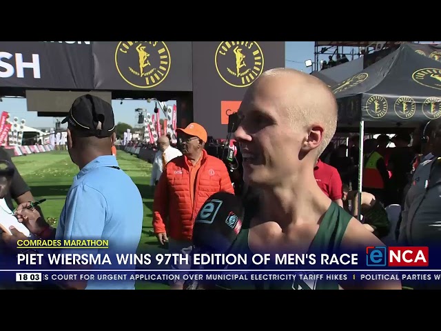 ⁣2024 Comrades Marathon winner, Piet Wiersma hopes to defend his title next year