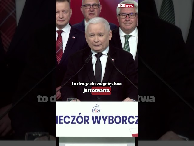 ⁣Kaczyński: droga do zwycięstwa jest otwarta #wybory #polskapolityka #shorts #news