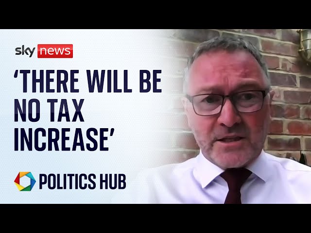 ⁣Shadow environment secretary Steve Reed reiterates Labour's tax plan