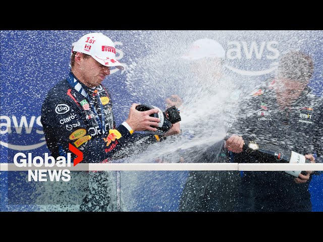 ⁣Max Verstappen wins Montreal Grand Prix in front of thousands for 60th career Formula 1 win