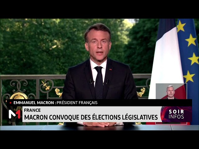 ⁣France : Macron convoque des élections législatives