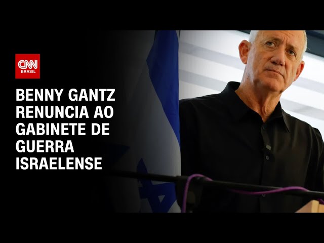 ⁣Benny Gantz renuncia ao gabinete de guerra israelense | CNN PRIME TIME