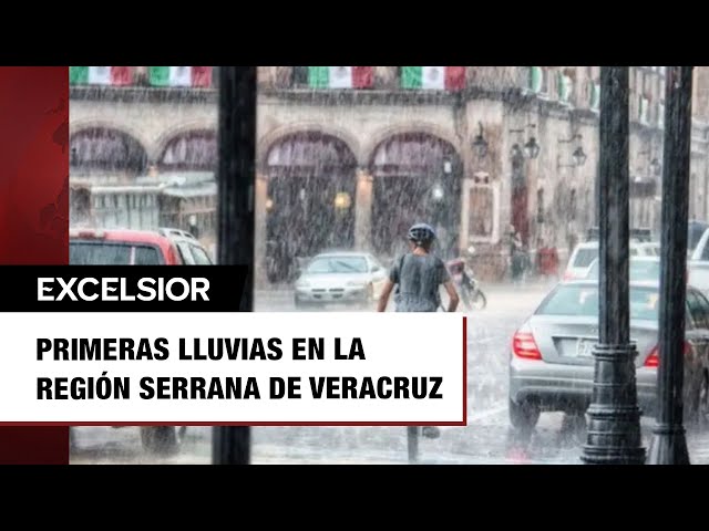 ⁣Veracruzanos cantan y bailan al recibir primeras lluvias