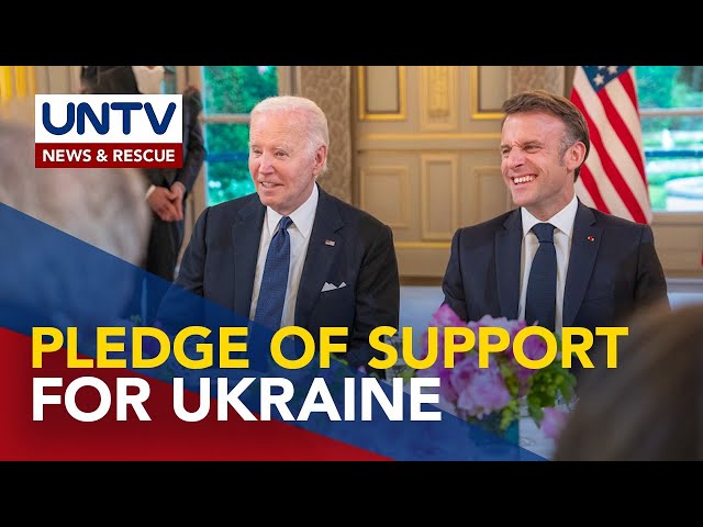 ⁣US, France, nangako na hindi ititigil ang suporta sa Ukraine
