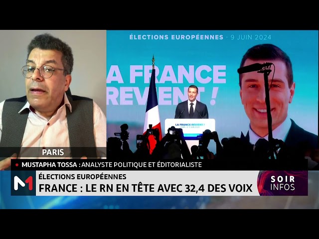 ⁣France : Le RN en tête avec 32,4 des voix, lecture de Mustapha Tossa