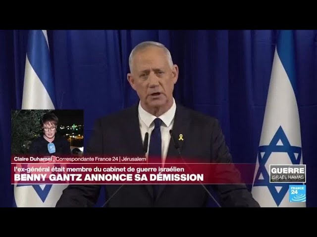 ⁣Démission de Gantz : "Netanyahu nous empêche d'avancer vers une véritable victoire" •