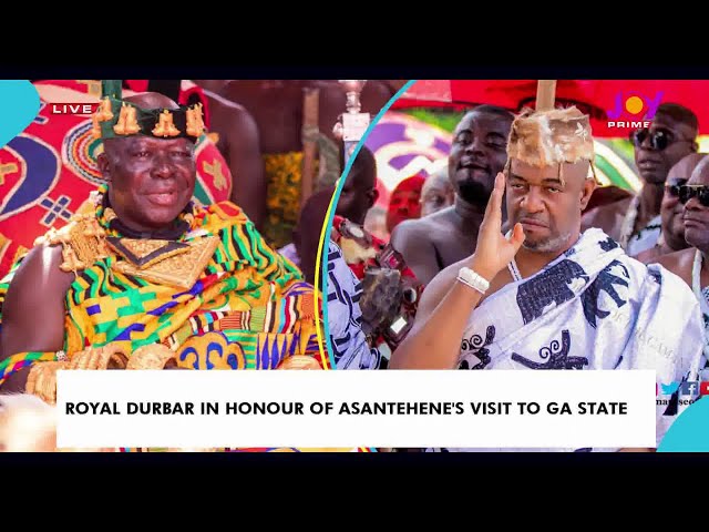 ⁣Royal Durbar in honour of Asantehene's visit to GA State