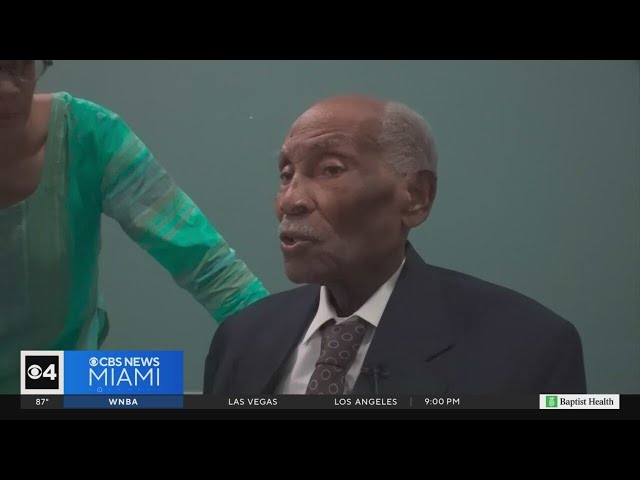 ⁣103-year-old Jamaican author shares story of feeding U.S. soldiers with his farm during WWII